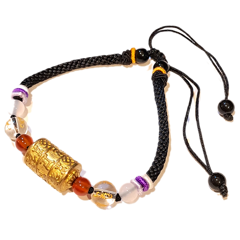 轉經輪{銅}中國結手鍊【十方】151672