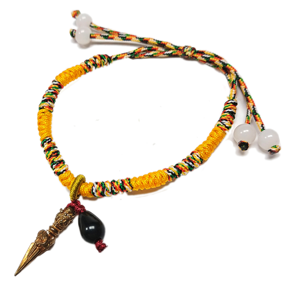 普巴杵 {銅} 五色線手鍊【十方】151754