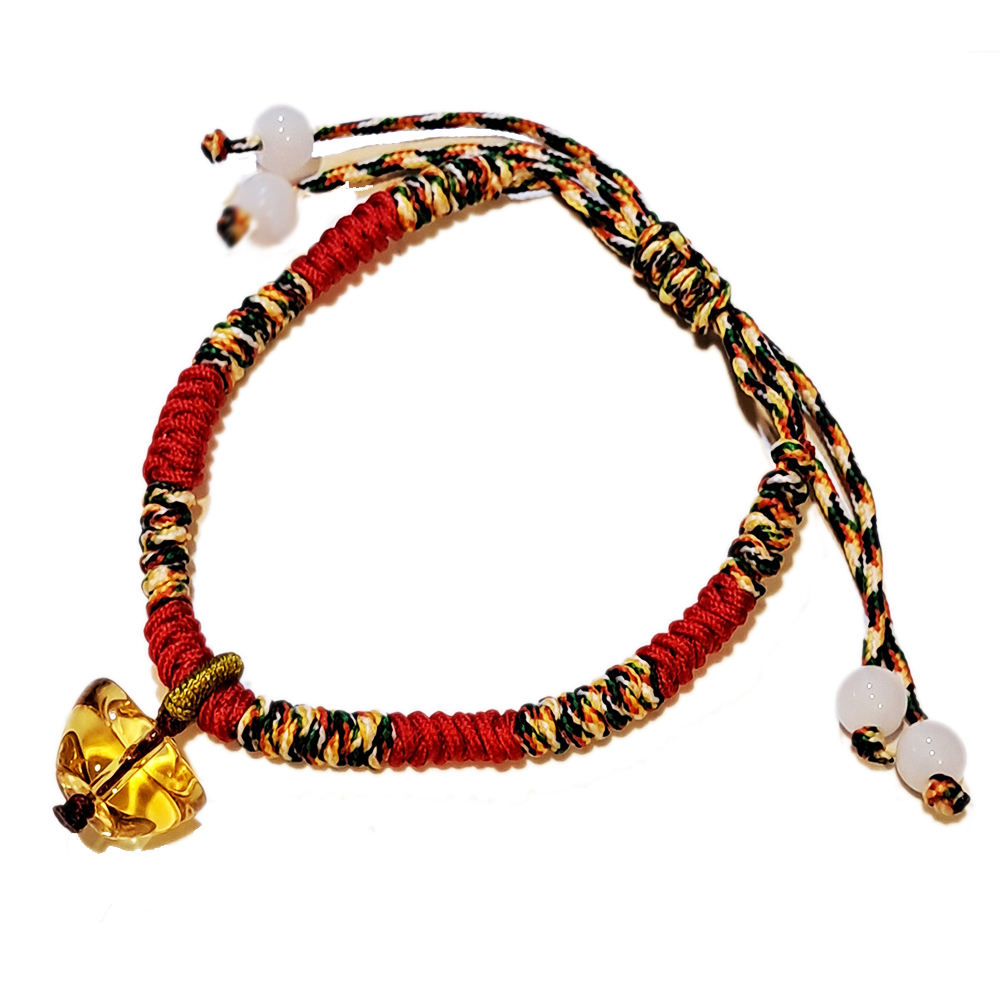 元寶{水晶琉璃}五色線招財手鍊【十方】151636