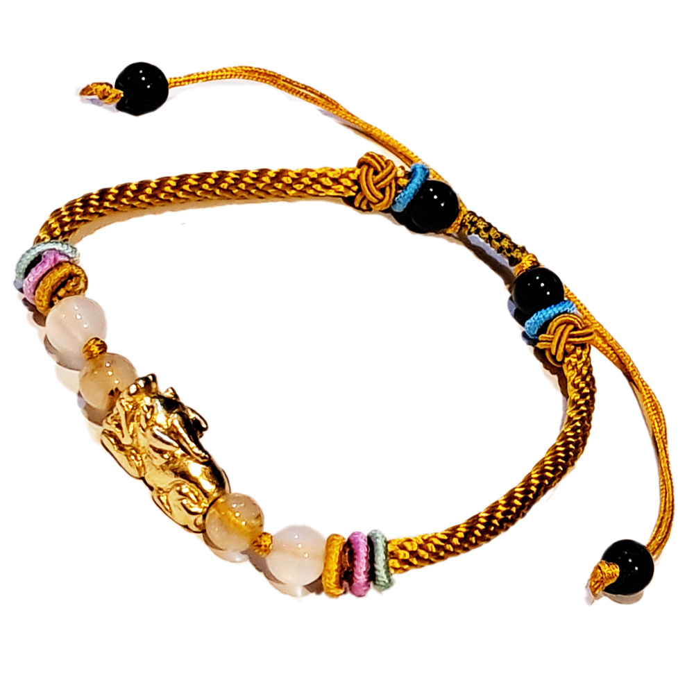 招財貔貅{金銅}中國結手鍊【十方】151699