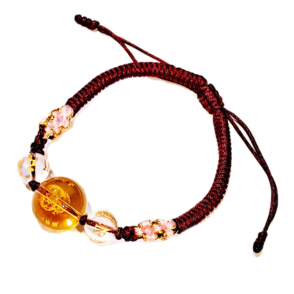 大隨求佛母{水晶琉璃}中國結手鍊【十方】151694