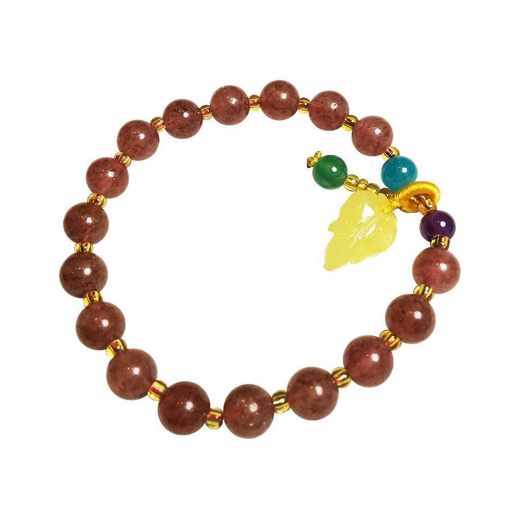 草莓晶手珠8mm【十方】147885