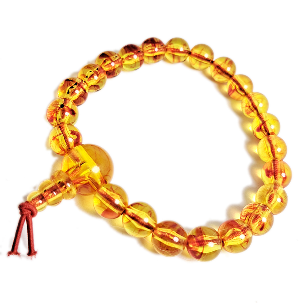 仿琥珀手珠7.7mm【十方】152630