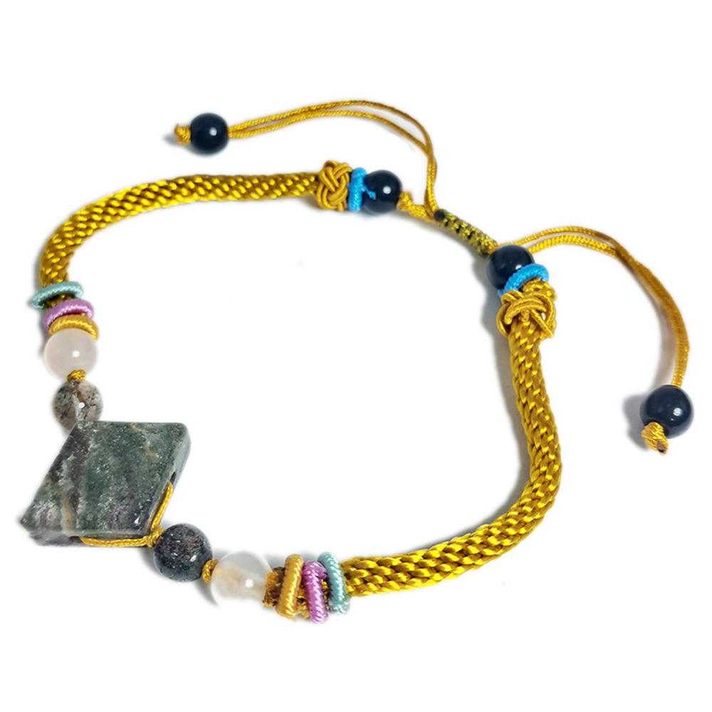 綠幽靈水晶中國結手鍊【十方】152602