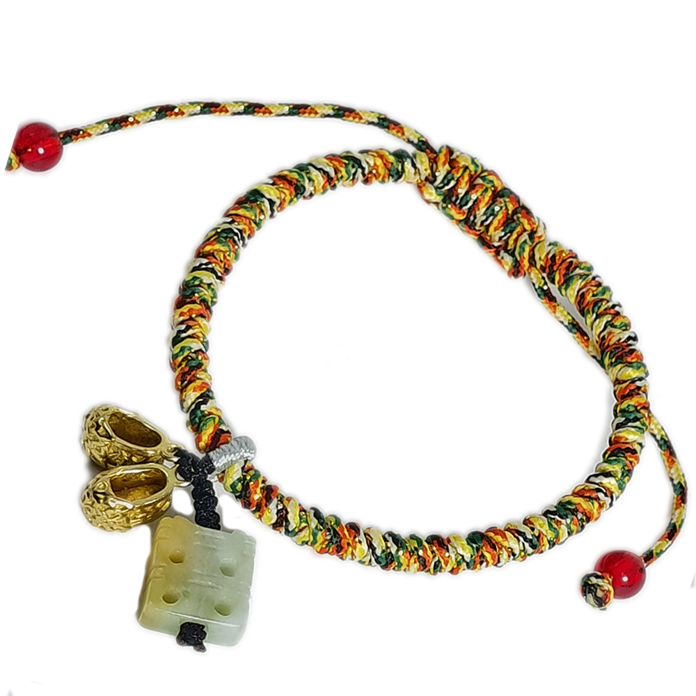 雙喜{玉}和諧&五色線手鍊【十方】152453