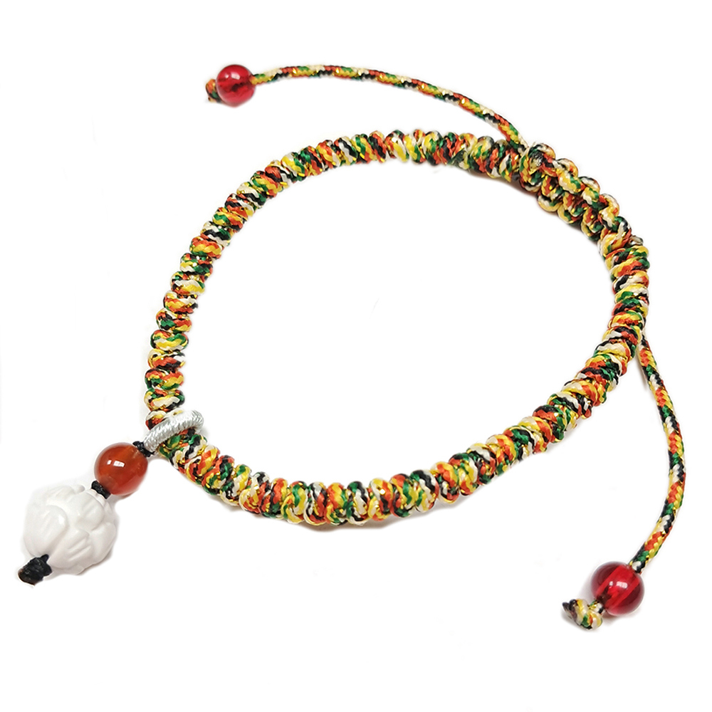 六字真言{硨磲}五色線手鍊【十方】151794