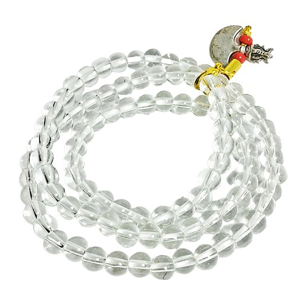 金剛斧&水晶琉璃3圈手珠6mm【十方】152589