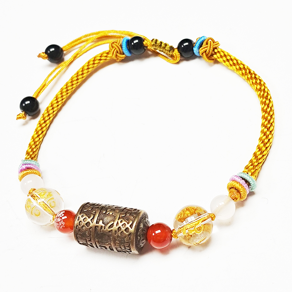 轉經輪{銅}中國結手鍊【十方】151810