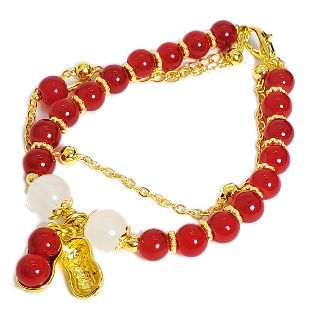 好事發生&紅玉石手珠【十方】152639