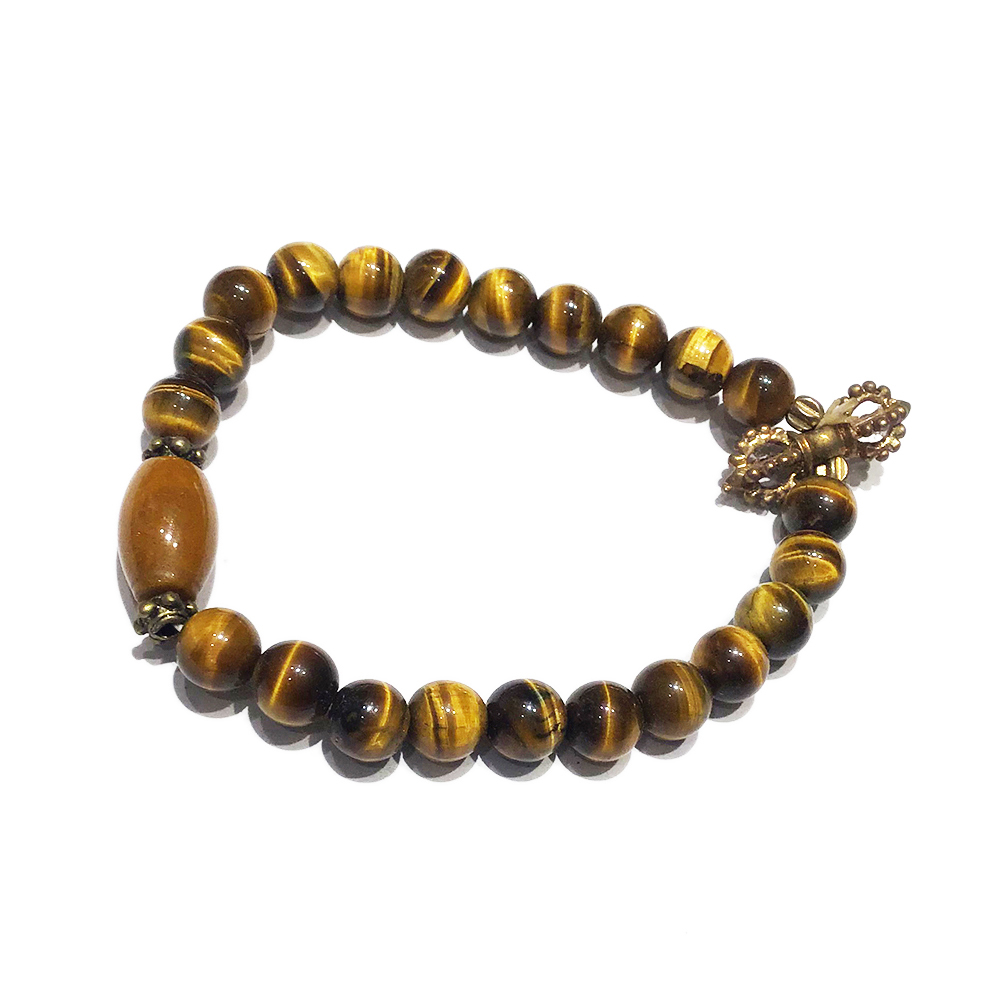 金剛杵&虎眼石8mm手珠【十方】119692