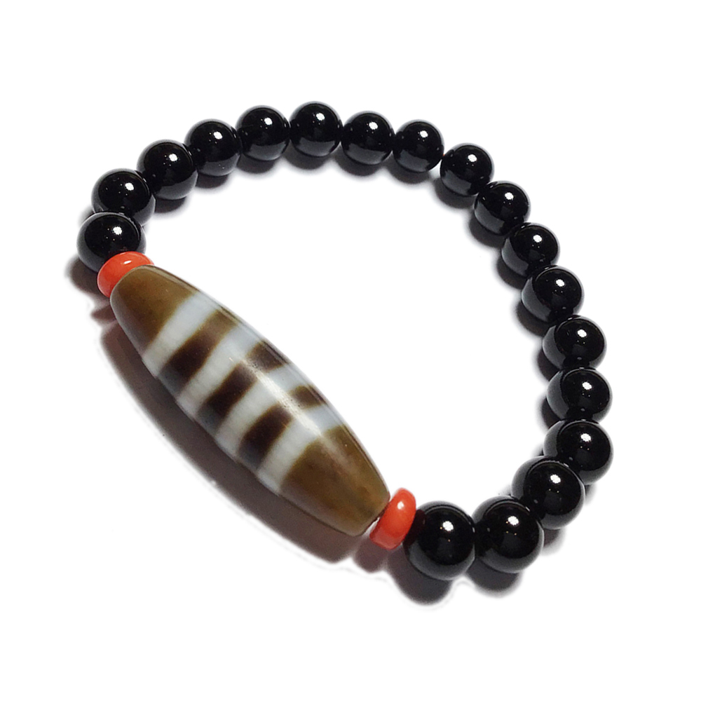 天珠&黑碧璽手珠8mm【十方】126115