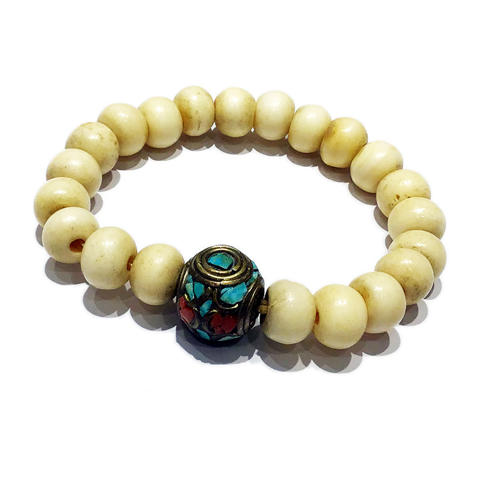 藏密銅珠骨珠手珠10mm【十方】128227