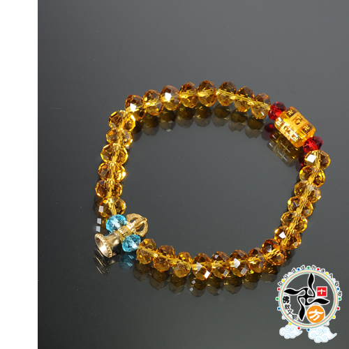 轉經筒&金剛鈴&黃晶鑽手珠【十方】129500