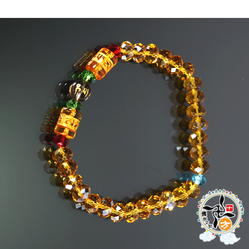 轉經筒&黃晶鑽手珠【十方】129510