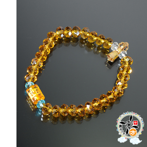 轉經筒&金剛鈴&黃晶鑽手珠【十方】129508