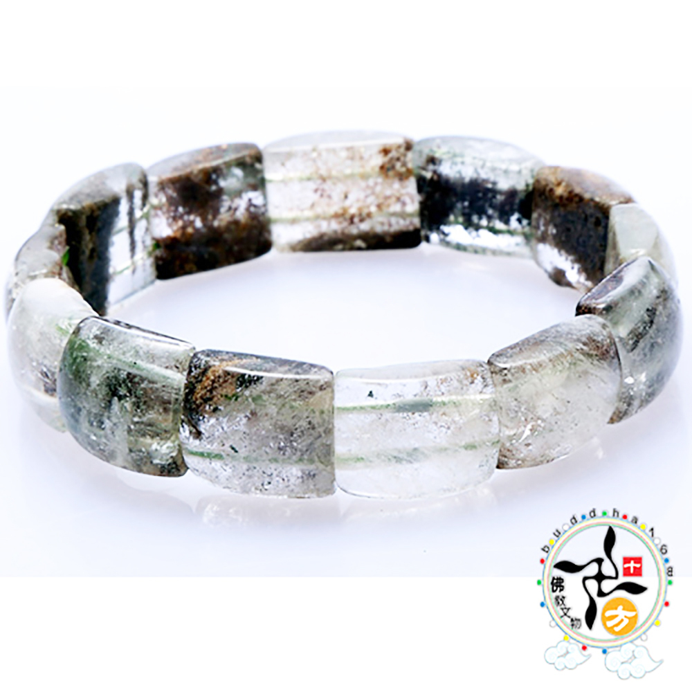 綠幽靈水晶手環【十方】130457