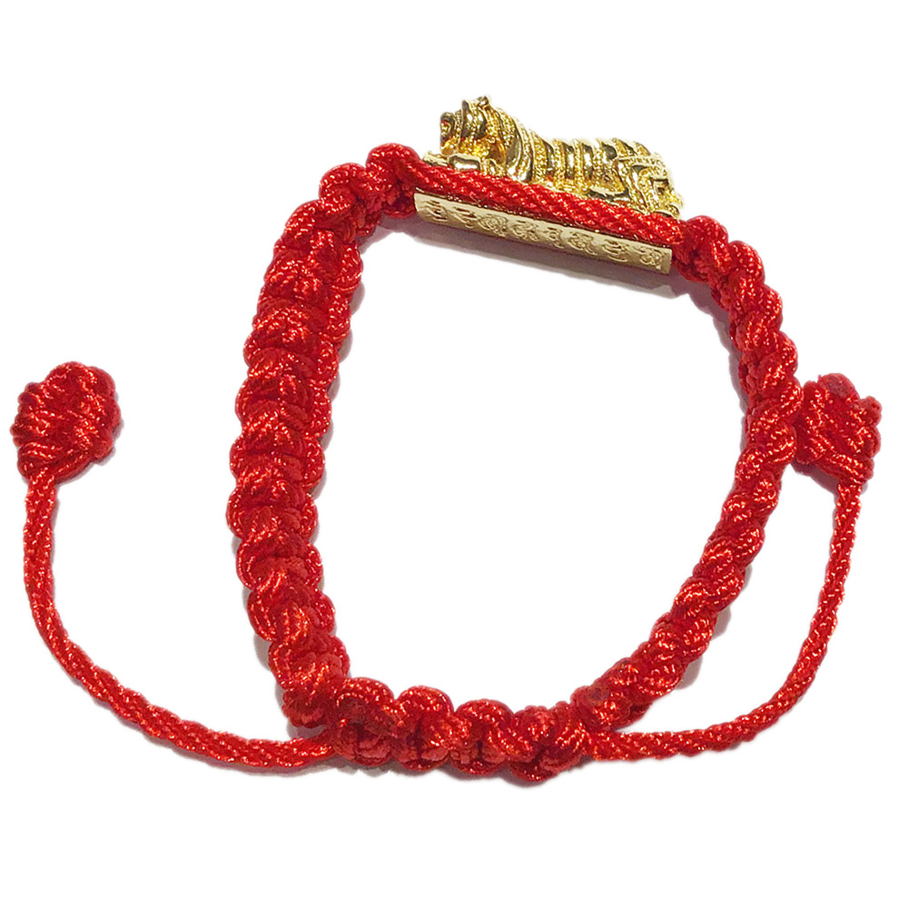 咬錢虎{虎爺}紅繩手鍊(大虎)【十方】132675