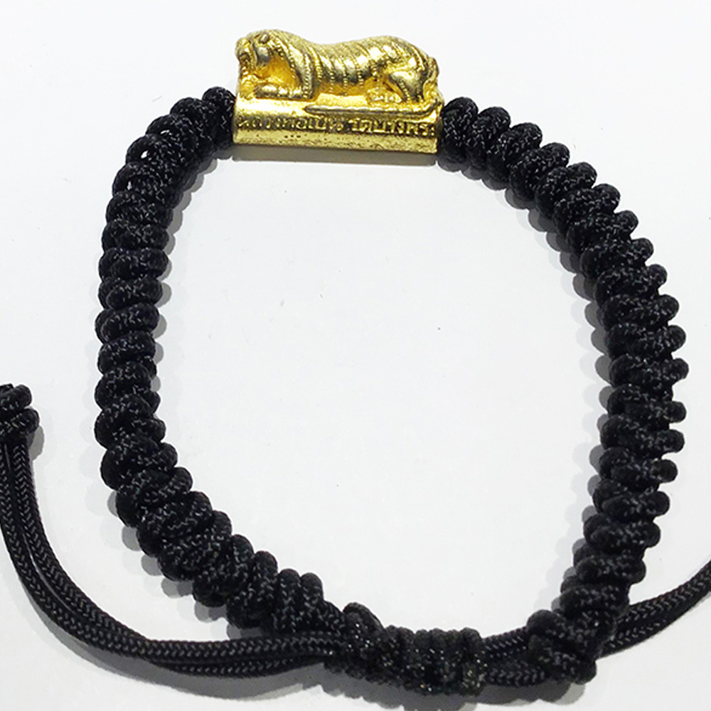 咬錢虎手鍊/黑色線(財神咒加持)【十方】133390