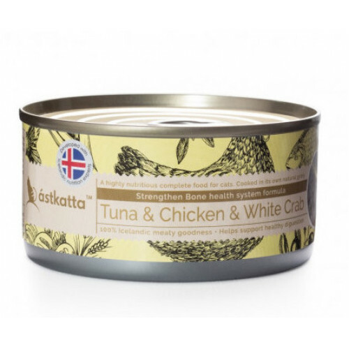 Astkatta - 白鏗吞拿雞肉白蟹強化關節配方 (低磷) Tuna & Chicken & White Crab 170g