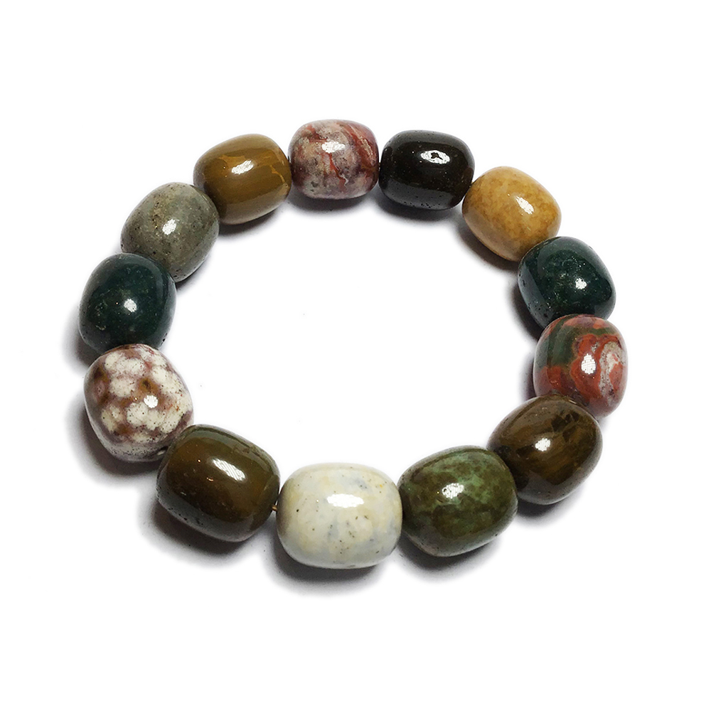 印度瑪瑙筒形手珠16*14 mm【十方】135430