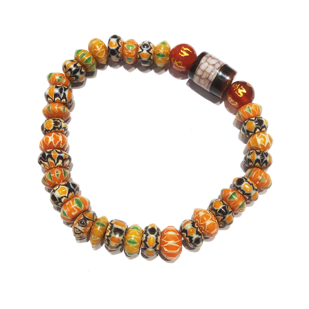 火供珠+雪芙蘭琉璃手珠 7mm【十方】136124