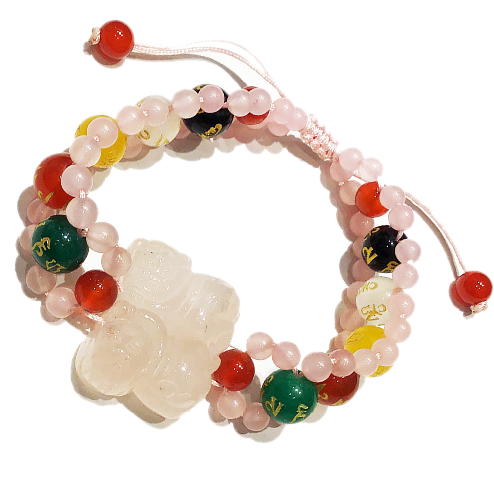 貴人{粉晶}五行珠手鍊【十方】136234