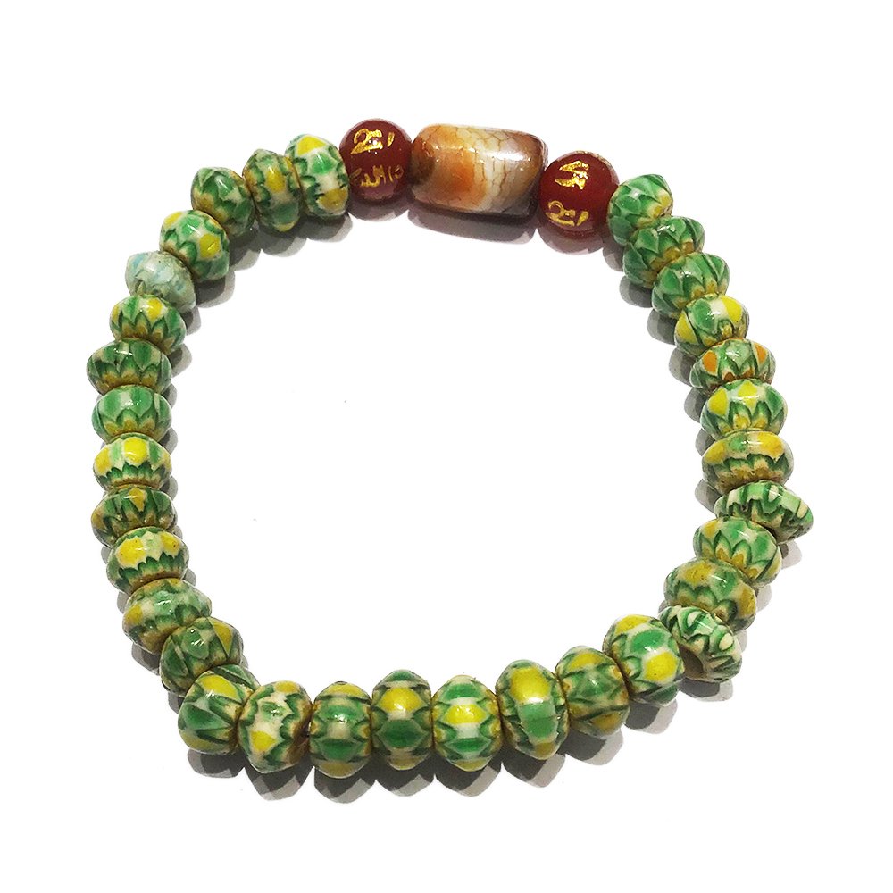 火供珠+雪芙蘭琉璃手珠 7mm【十方】136125