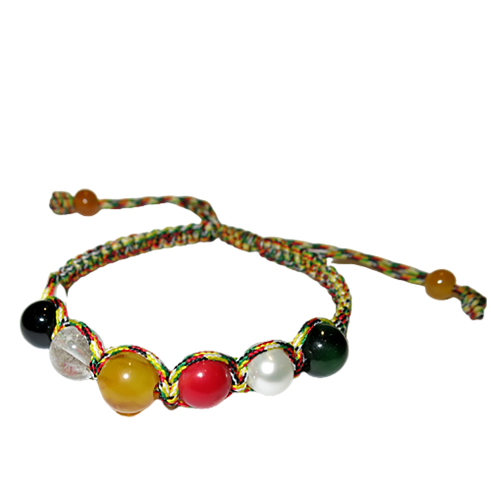 七寶珍品補運五色線手鍊【十方】136617