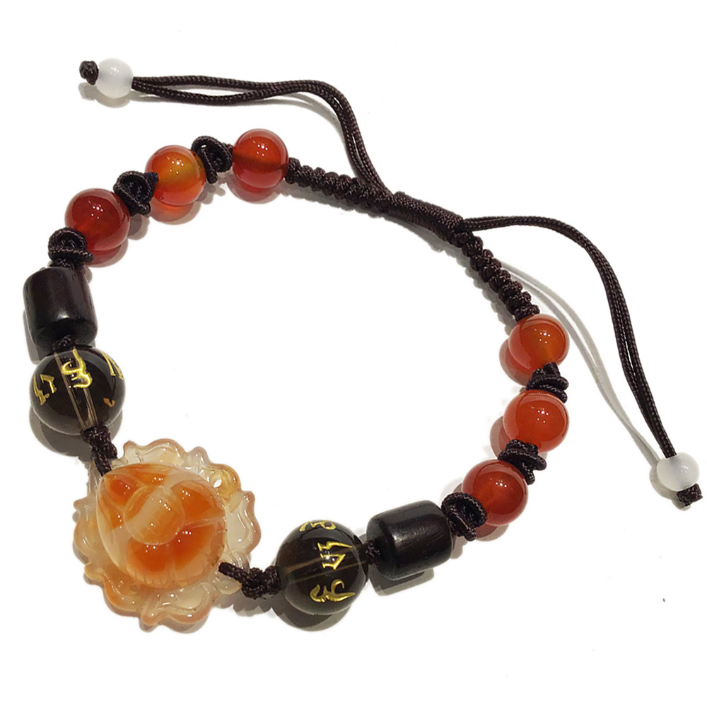 蓮花(紅玉髓)開運手鍊【十方】137214