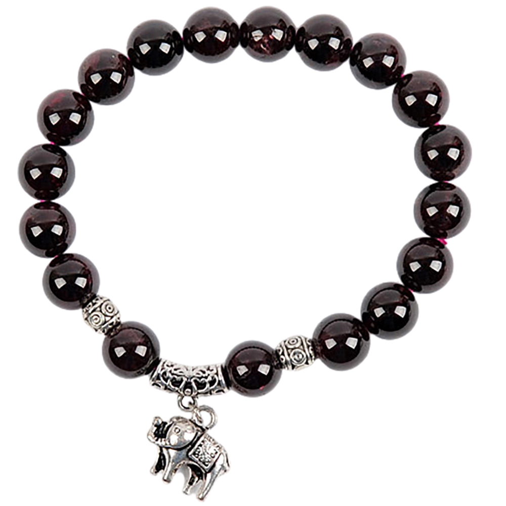 豼貅{紅石榴}開運手珠10mm【十方】138907