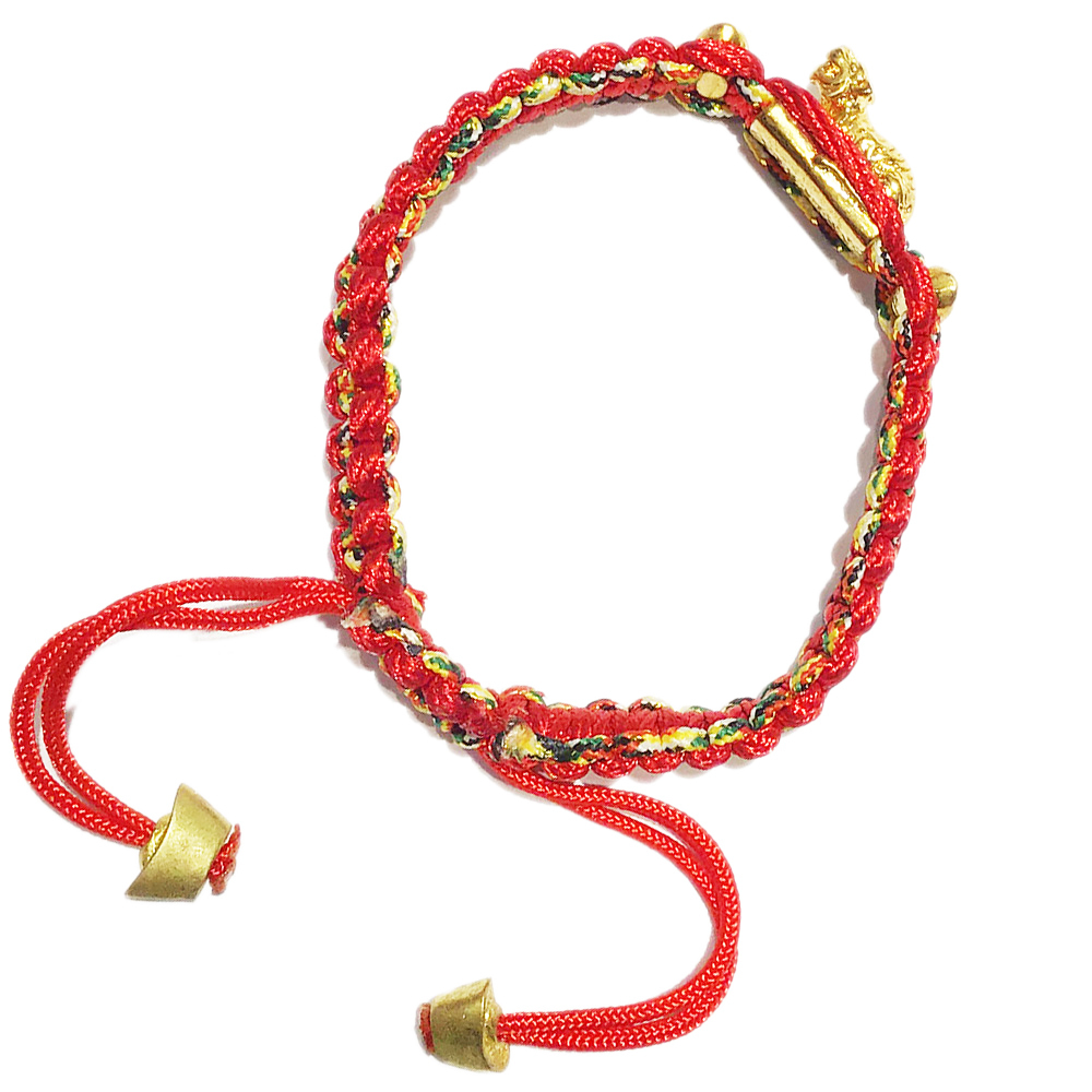 招財咬錢虎五色線手鍊【十方】138904