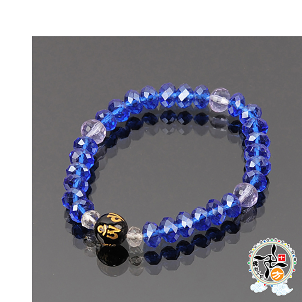 水晶鑽 琉璃手珠8*6 mm【十方】139340