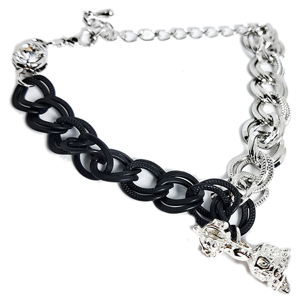 金剛鈴+鑲鑽雙色手鍊【十方】140530