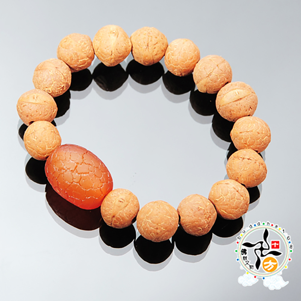 老紅玉髓+鳳眼菩提手珠12mm【十方】140596