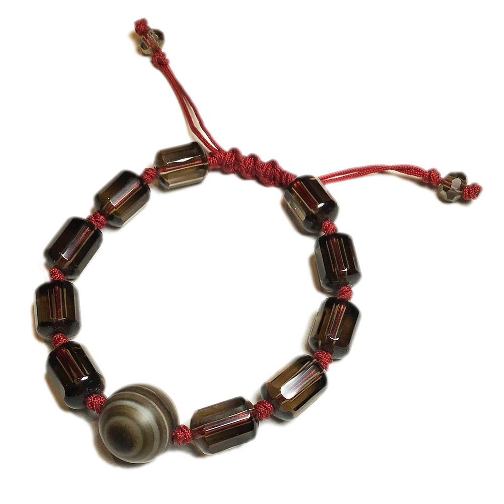 天眼珠+茶晶手鍊【十方】142037