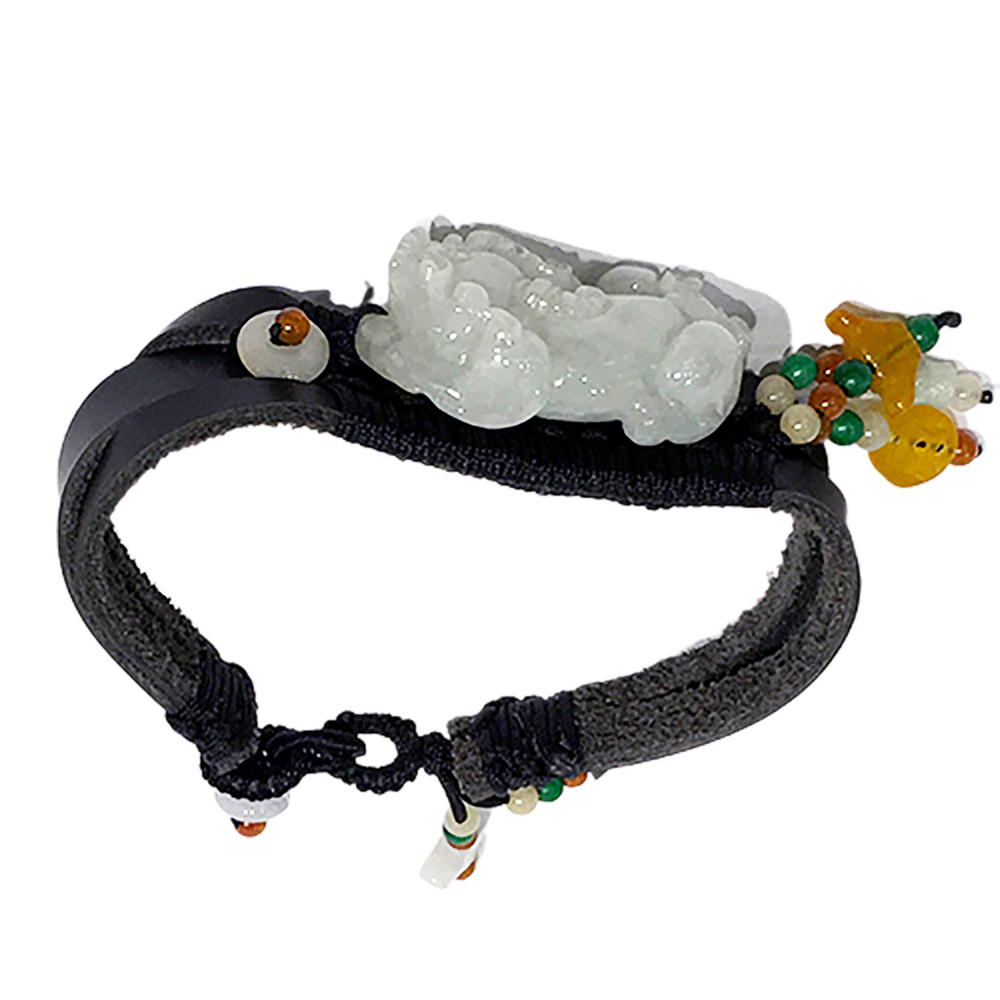 玉貔貅皮繩手鍊【十方】143171