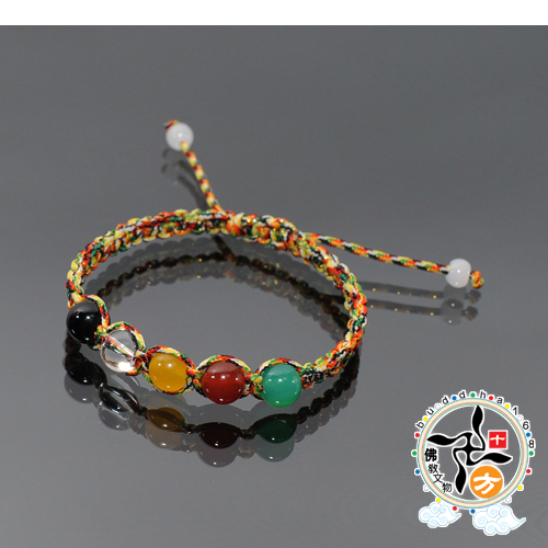 五行珠8mm五色線手鍊【十方】143741