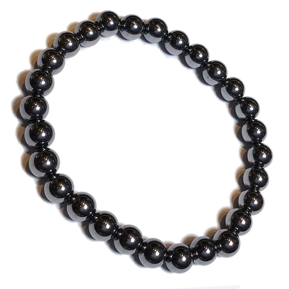 鈦赫茲圓珠6mm能量手鍊【十方】143421