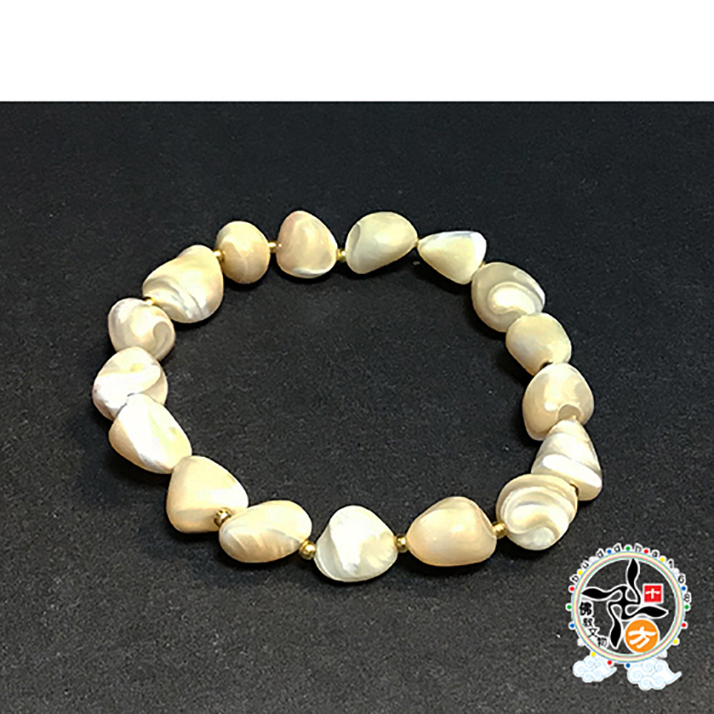 天然珍珠貝硨磲手珠【十方】146737