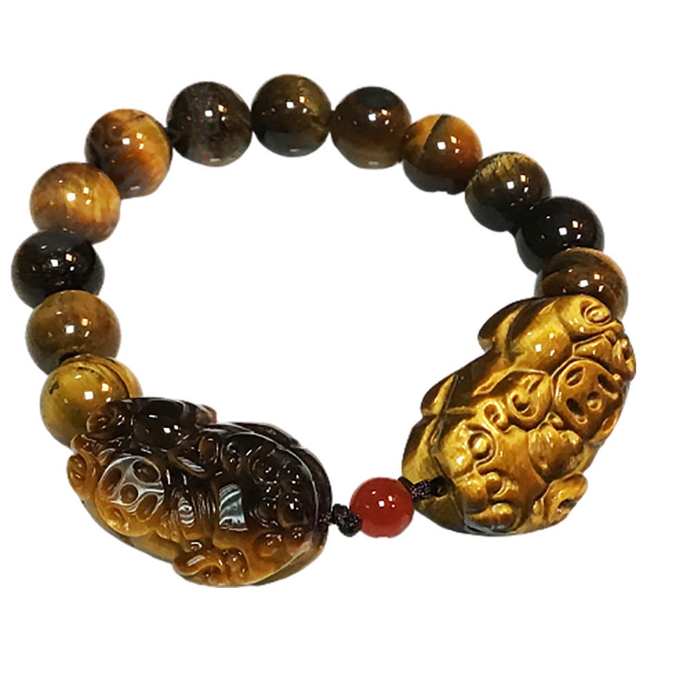招財貔貅虎眼石手鍊10mm【十方】146936