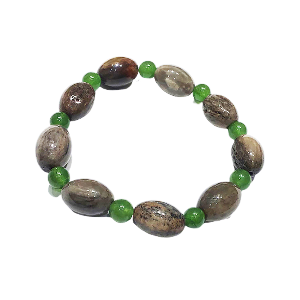 木化石手珠14*9mm【十方】148278