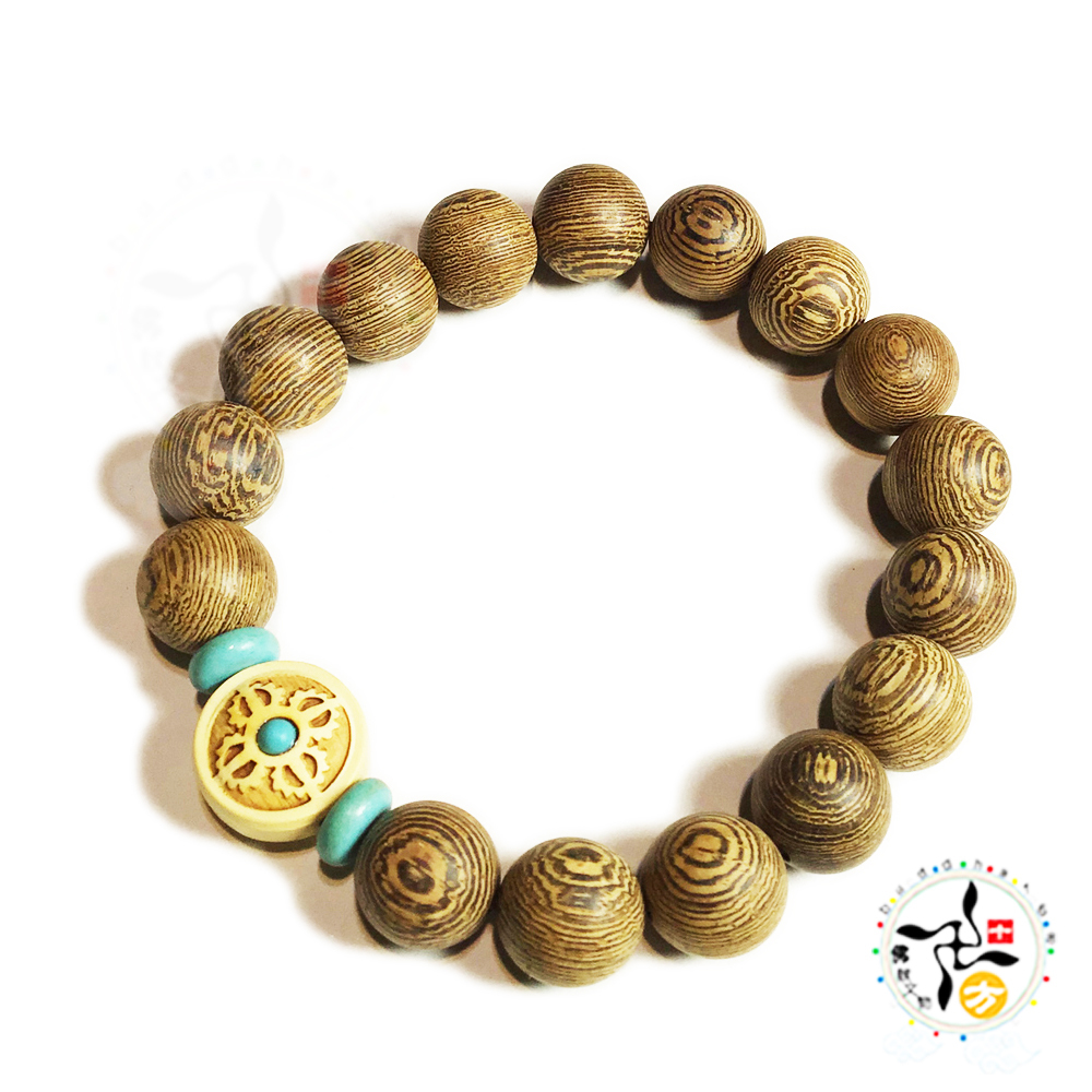 十字杵 雞翅木手珠12mm【十方】148049