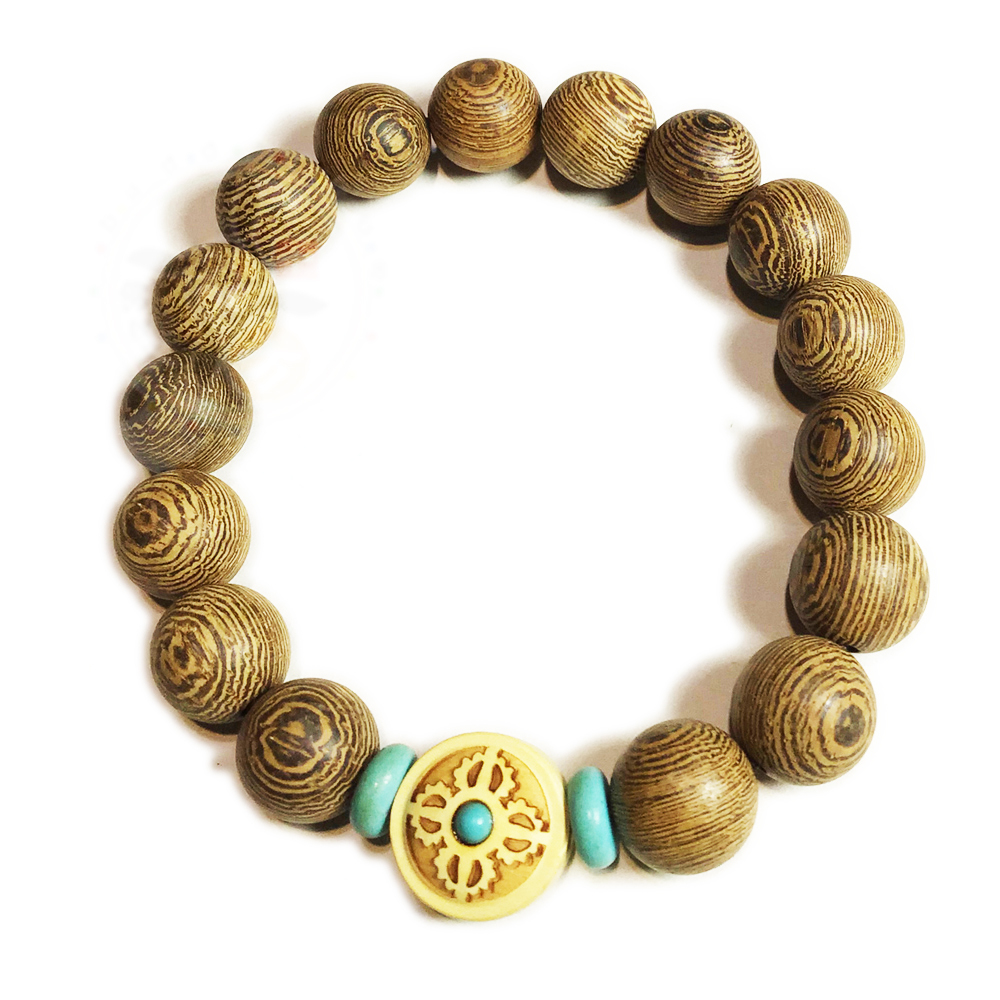 十字杵 雞翅木手珠12mm【十方】148049