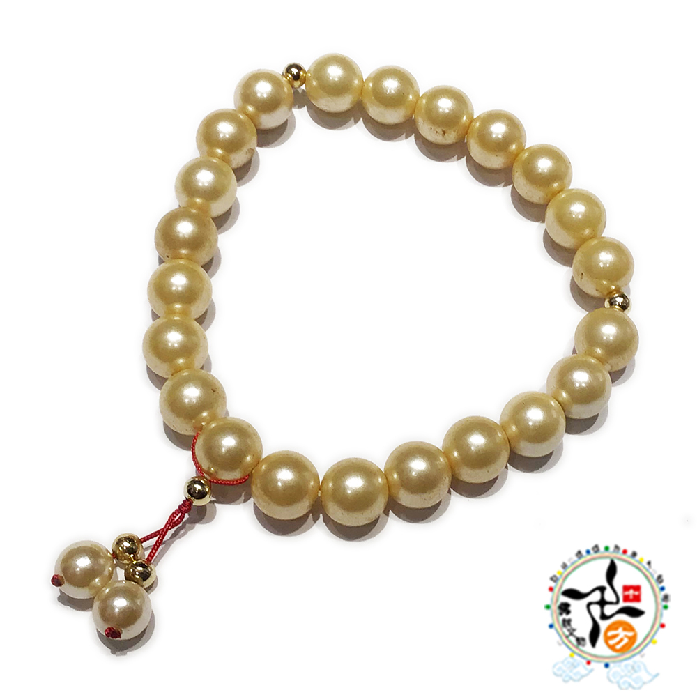 觀音菩薩{仿珍珠}手持念珠10mm【十方】148701