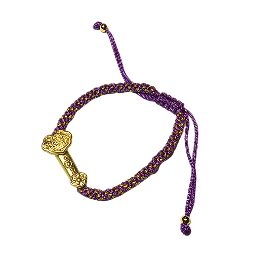 金如意 紫色中國結手鍊【十方】148952