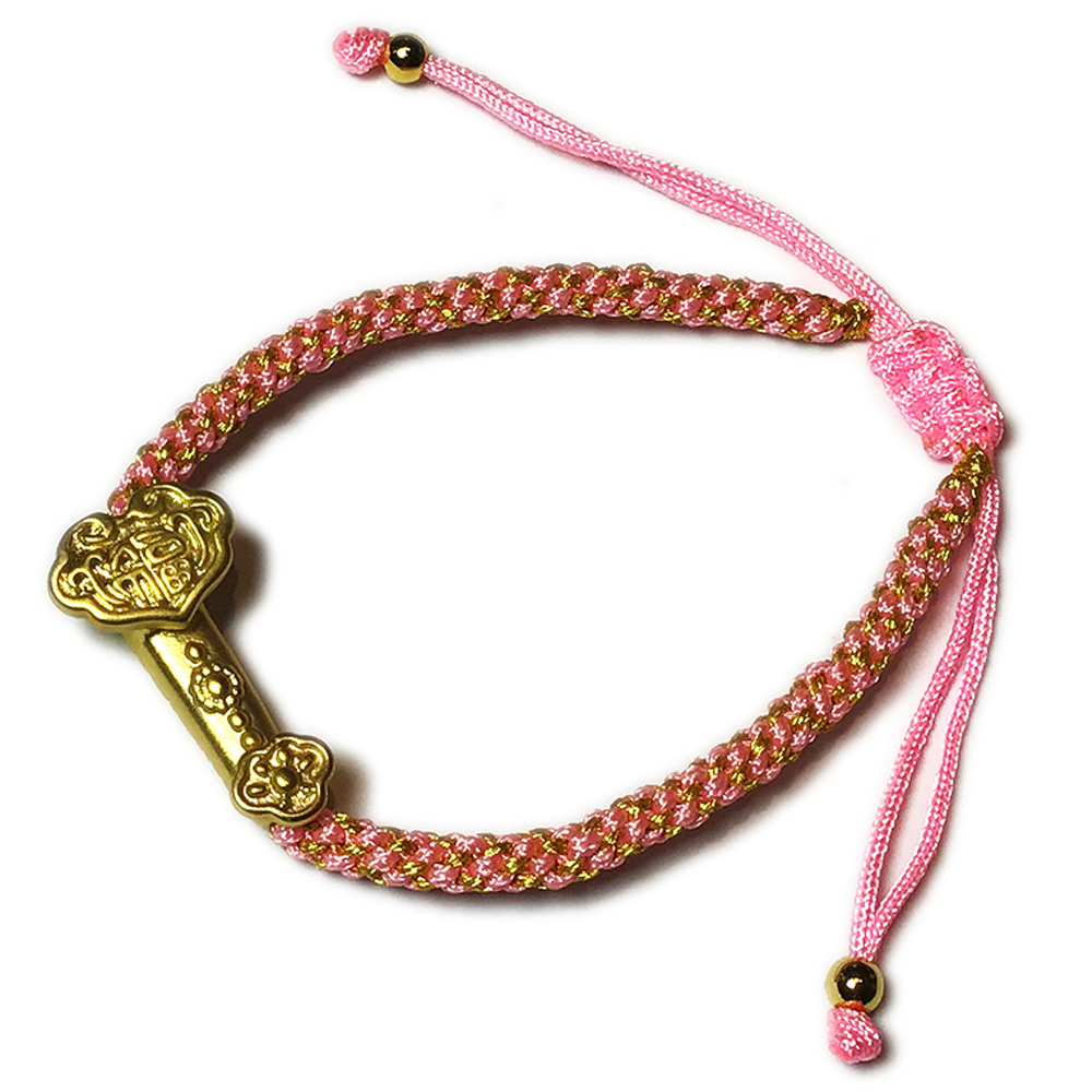 金如意 粉紅中國結手鍊【十方】148949