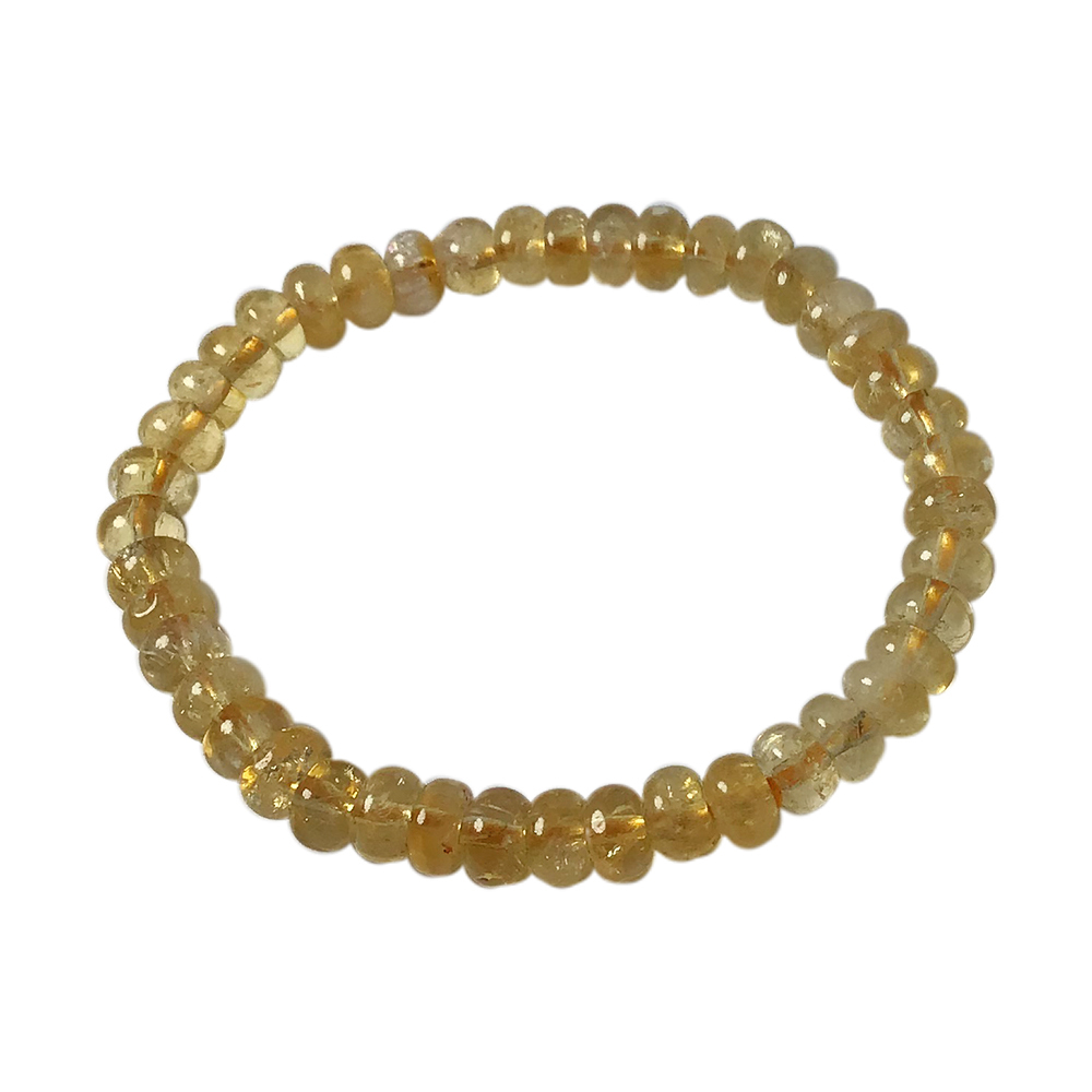 黃水晶手珠4*7mm【十方】149751