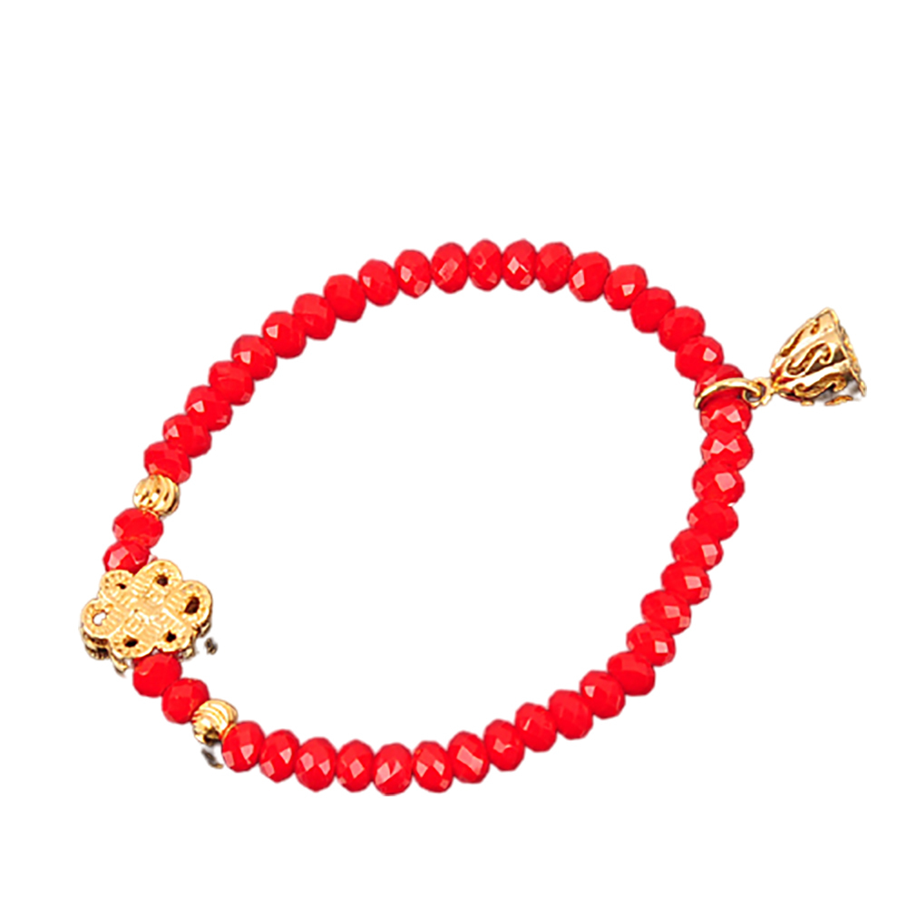 財源滾滾紅運晶鑽手鍊4*3mm【十方】149984