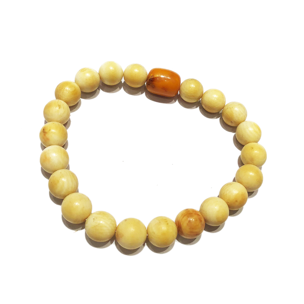 老蜜納+象牙手珠 7mm【十方】149999