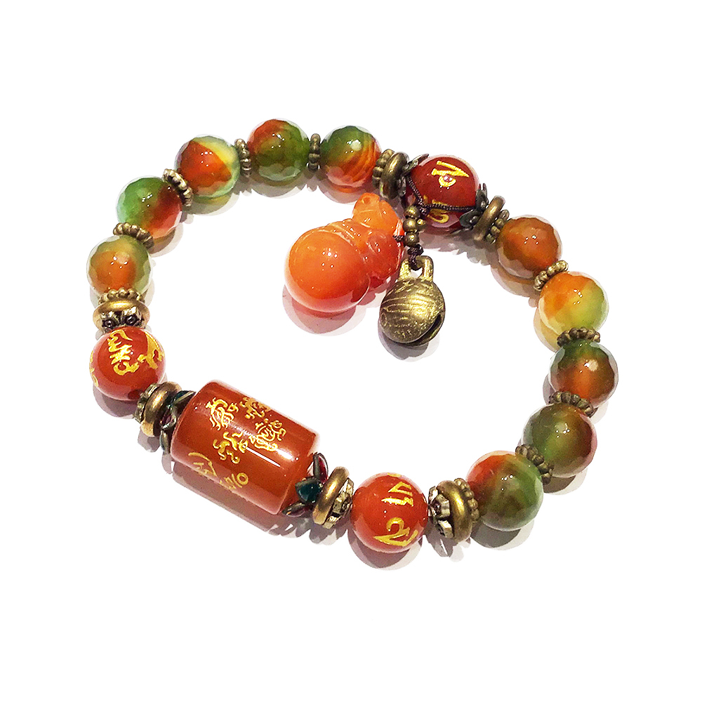 琉璃+金剛杵&夢幻瑪瑙手珠10mm【十方】149997